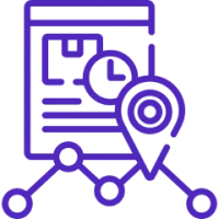 Package delivery tracking icon